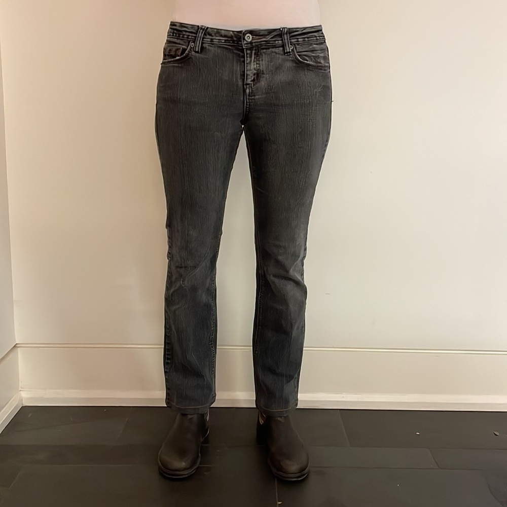 Bluenotes Black Stone Wash Low Rise Bootcut Jeans Size 27